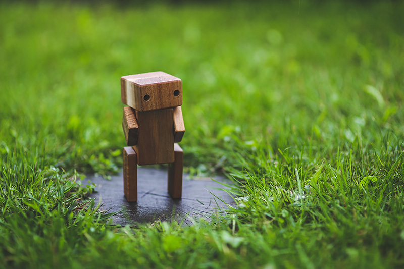 AI Wooden Robot